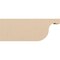 Ekena Millwork 2in. W x 6in. H x 16in. L Del Monte Woodgrain TimberThane Rafter Tail, Primed Tan RFTUR02X06X16DELRCPR - alternate 4